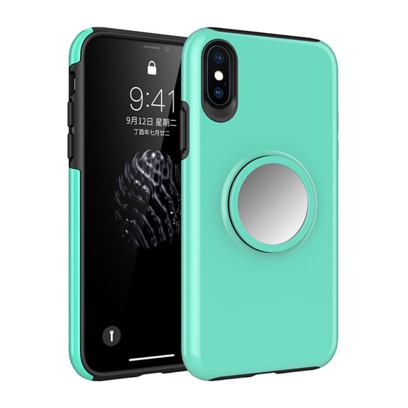 Mint Mirror Holder iPhone XS Max Case - Picture 3 of 4